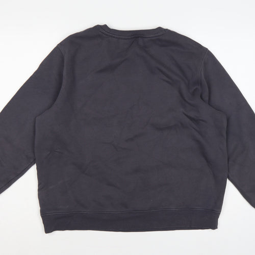 Marks and Spencer Women Grey UK 14 Weekend Embroidered Sweatshirt