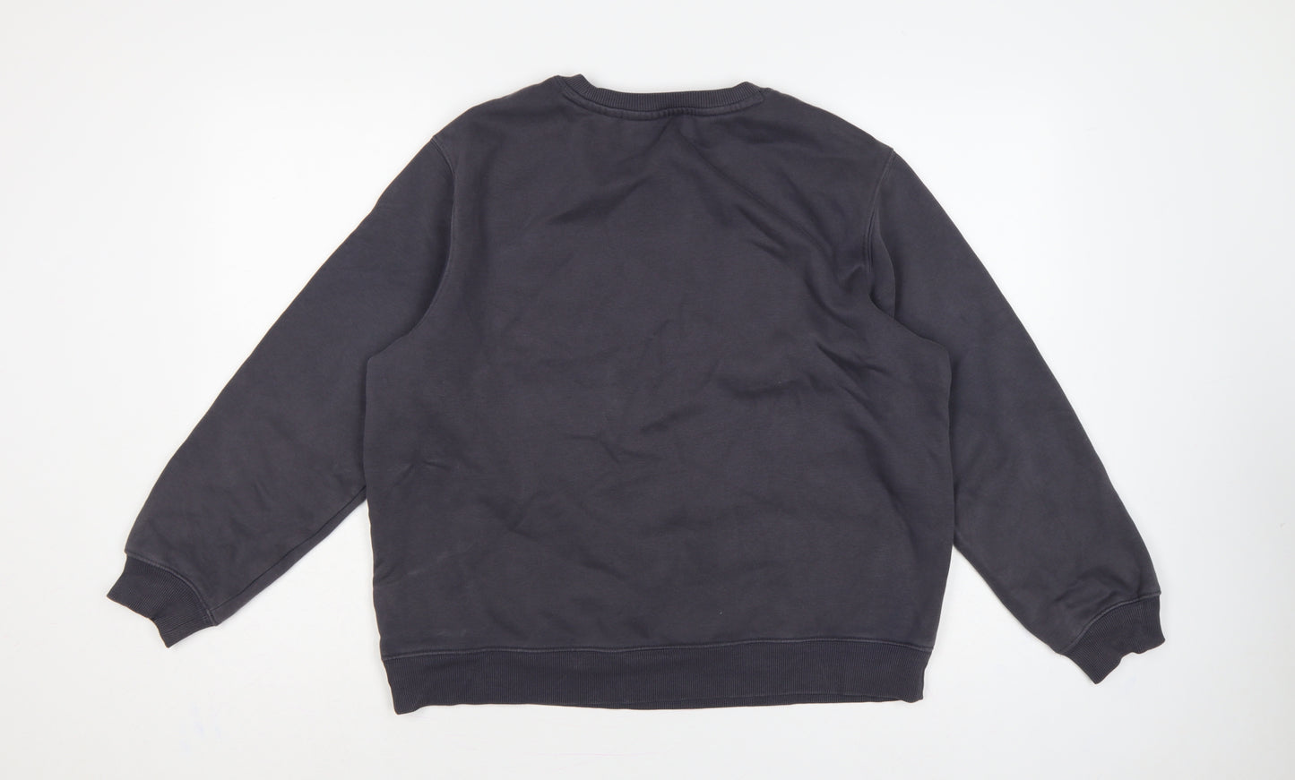 Marks and Spencer Women Grey UK 14 Weekend Embroidered Sweatshirt