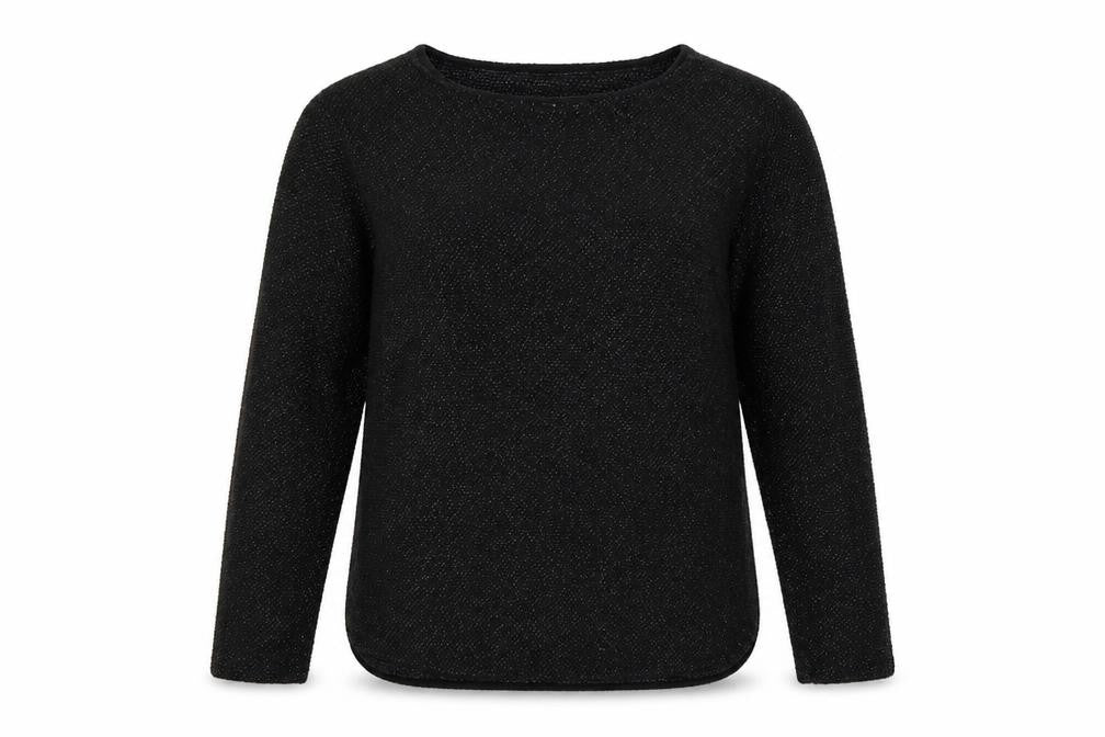 H&M Women’s Black Size 12 Round Neck Long Sleeve Knit Pullover Jumper