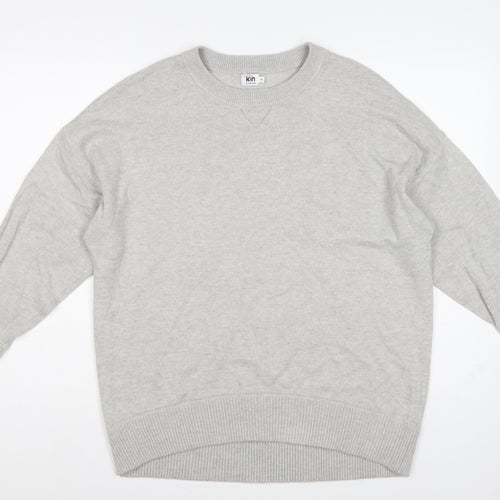 Kin by John Lewis Women Grey M Lambswool Alpaca Crew Neck Jumper
