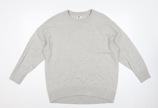 Kin by John Lewis Women Grey M Lambswool Alpaca Crew Neck Jumper