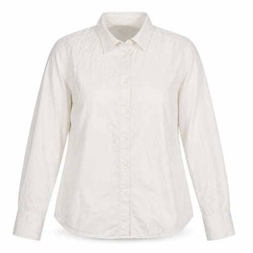 French Connection Women Ivory Size 16 Classic Long Sleeve Shirt