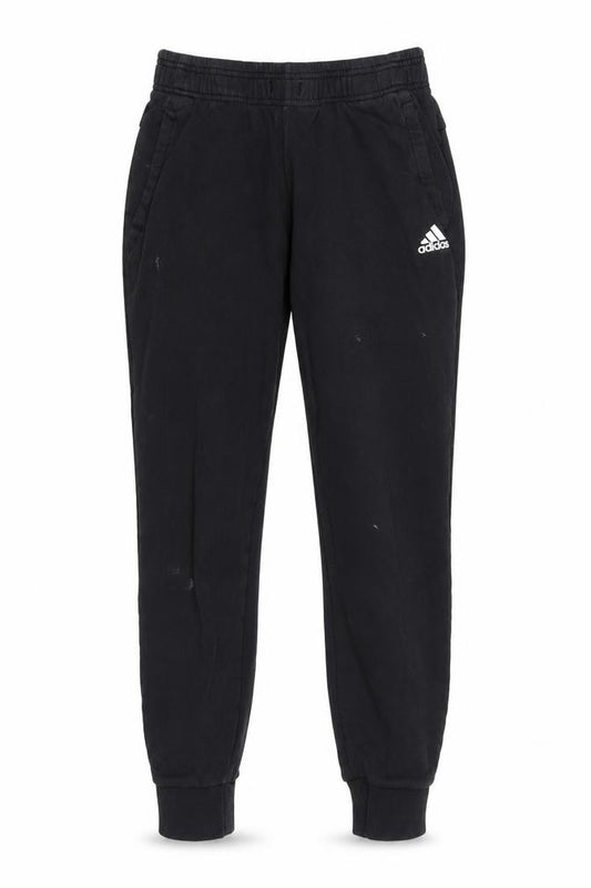 adidas Women’s Black UK 8 Jogger Sweatpants Logo Elastic Waist