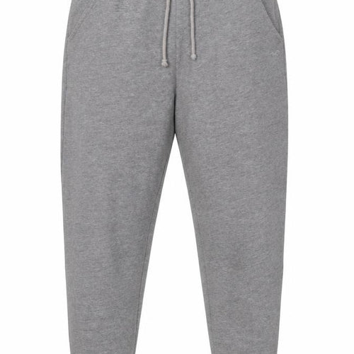 Hollister Women Grey L Jogger Sweatpants Elastic Waist Pockets Logo