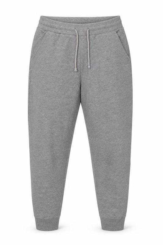 Hollister Women Grey L Jogger Sweatpants Elastic Waist Pockets Logo