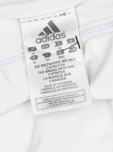 Adidas Women’s White UK 16 Climalite Racerback Sports Tank Top