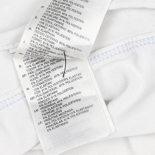 Adidas Women’s White UK 16 Climalite Racerback Sports Tank Top