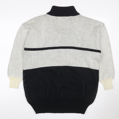 Charlotte Women’s Multicoloured M Roll Neck Geometric Knit Jumper