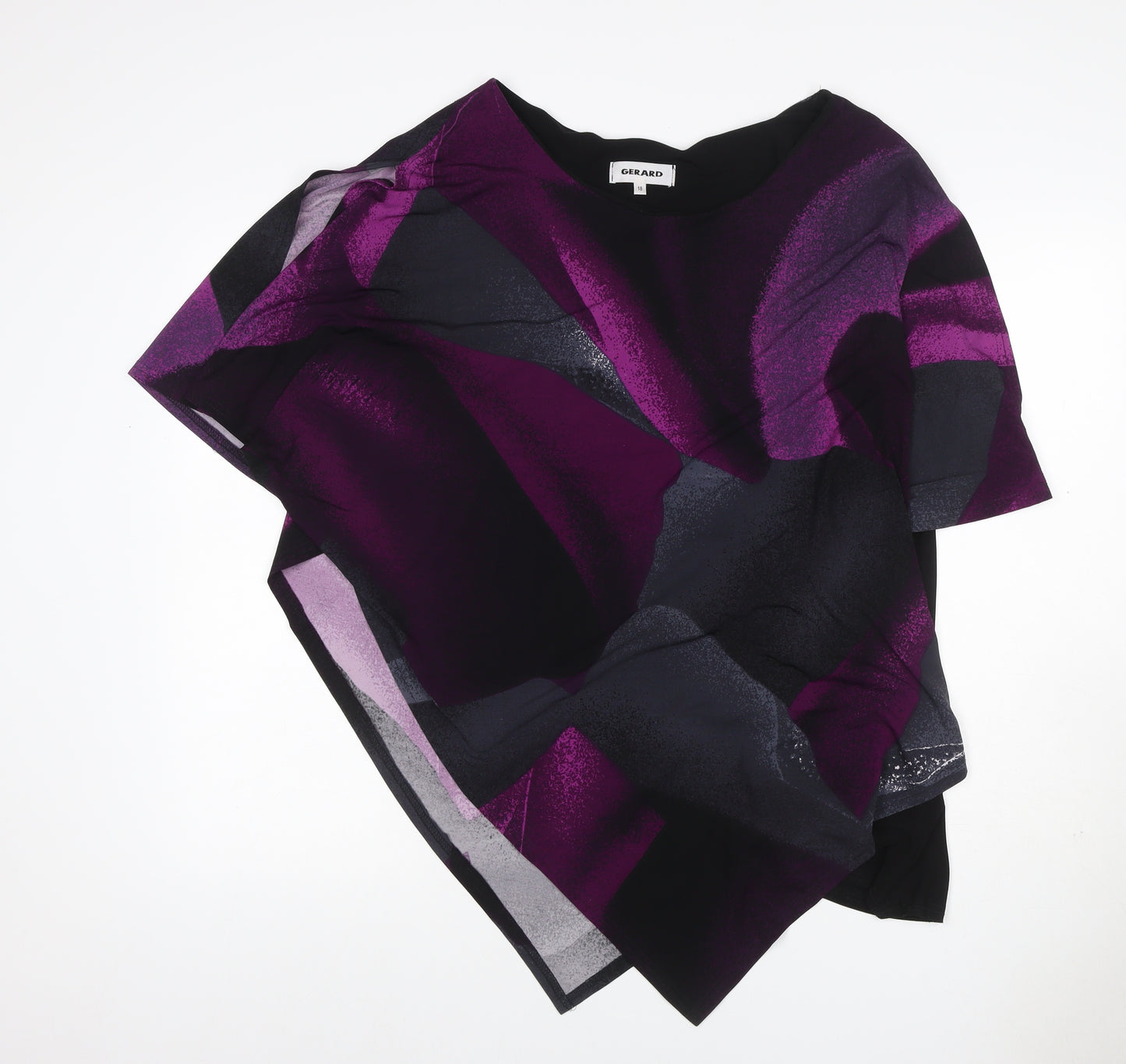 Gerard Women’s Multicoloured Geometric Kimono Blouse Size 18