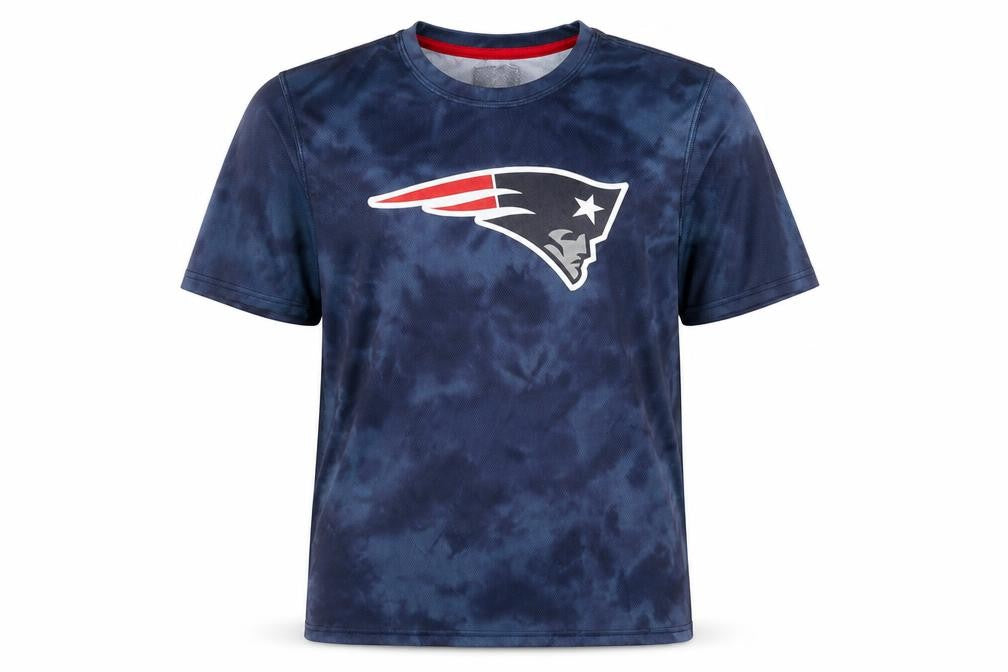 NFL New England Patriots Boys Blue XL 18-20 Graphic Jersey T-Shirt