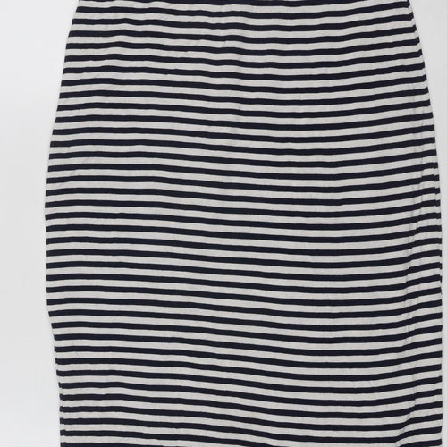 Max Studio Women’s Multicoloured Striped Bodycon Strapless Dress XS