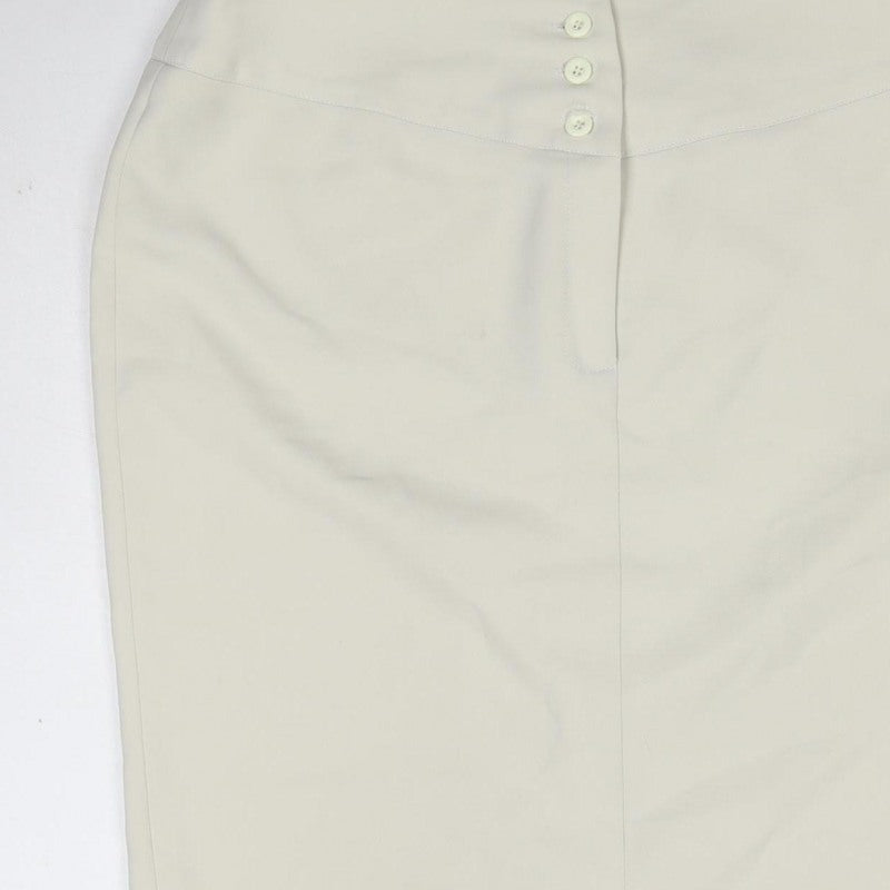 Additional view of Vogue Women Ivory, size 16, Culotte Button Shorts