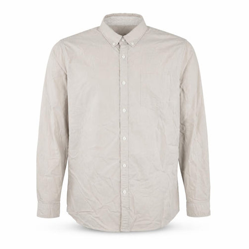 Dunnes Stores Men Beige XL Slim Fit Cotton Button-Up Shirt