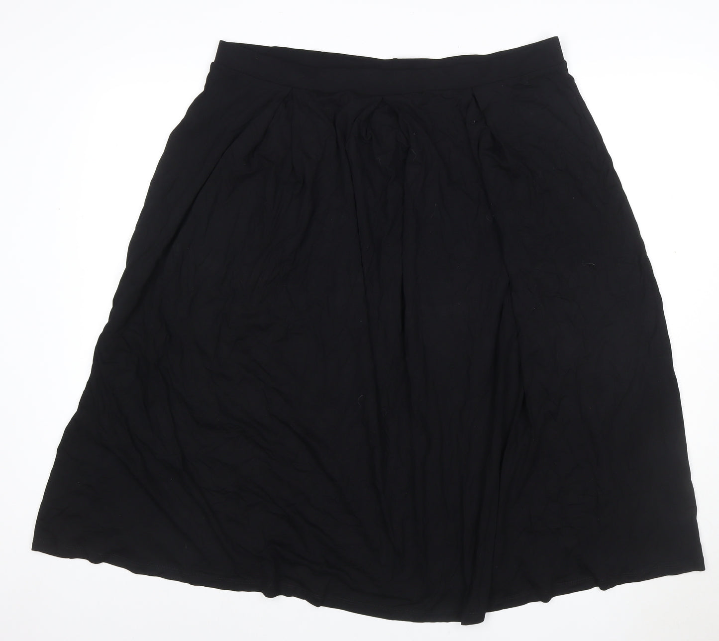 ASOS Women’s Black UK 22 Plus Midi A-Line Stretch Skirt
