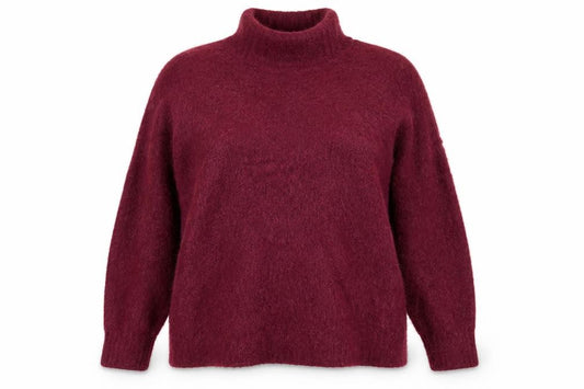 Marks and Spencer Women Purple Roll Neck Knit Jumper Size 18