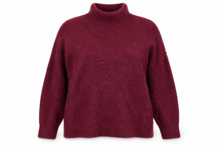 Marks and Spencer Women Purple Roll Neck Knit Jumper Size 18