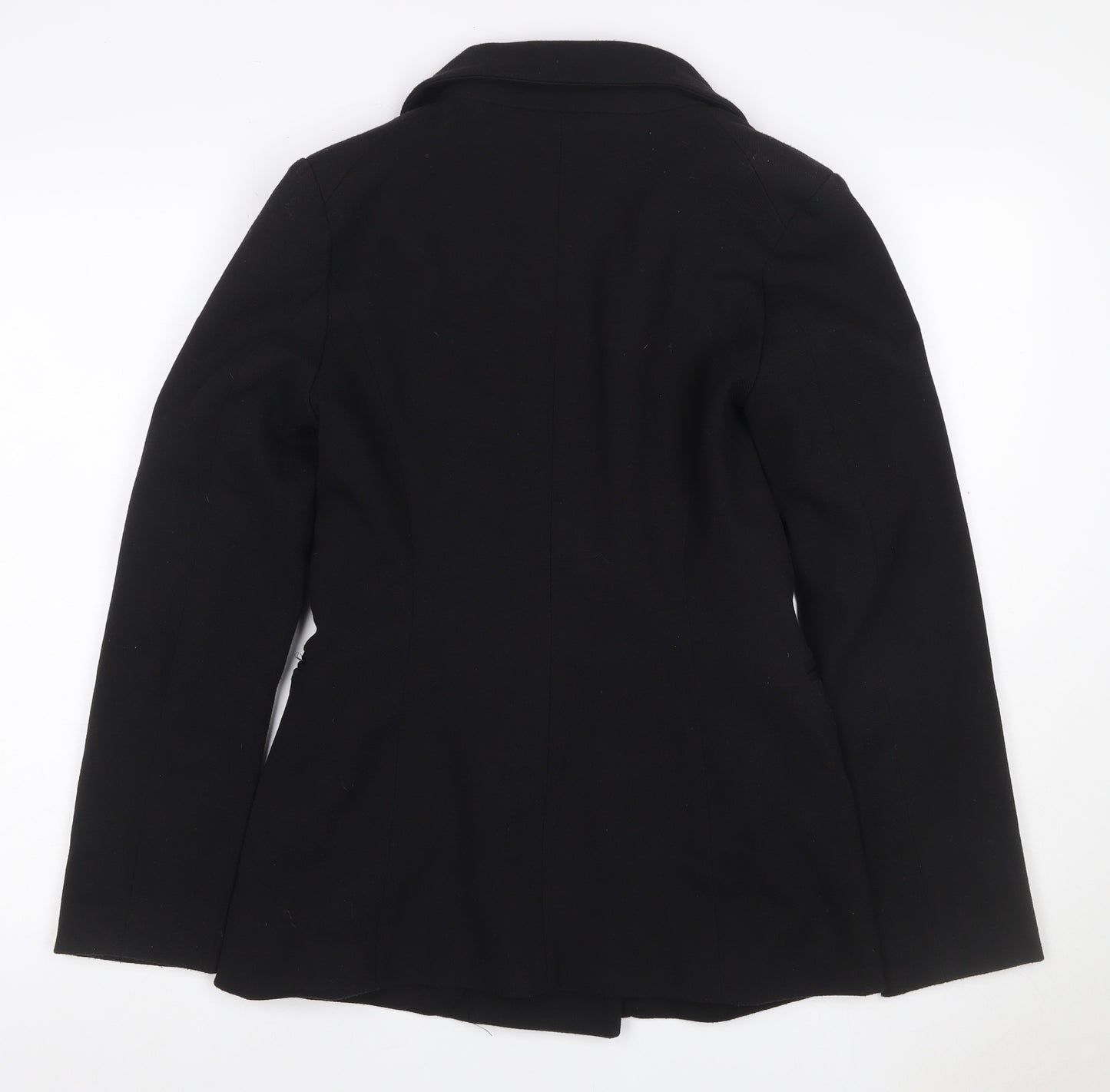 Attentif Women’s Black UK 10 Double-Breasted Six Button Blazer