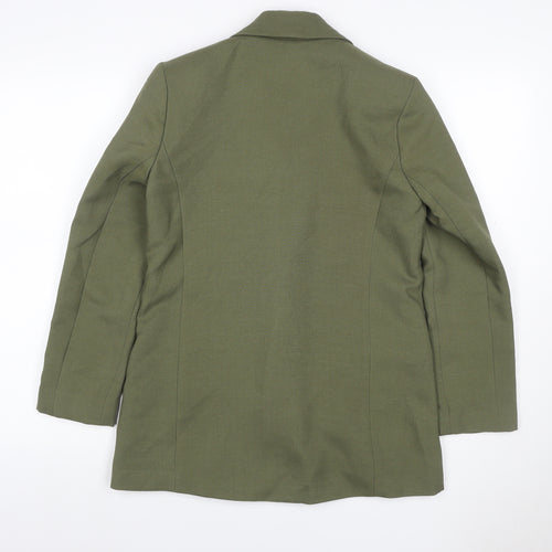 Primark Women’s Green UK 6 One Button Lined Blazer Business Workwear
