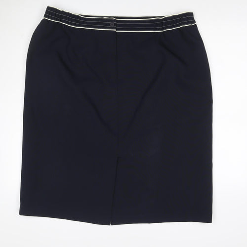 Classics Women’s Black UK 24 Pencil Knee Length Lined Skirt