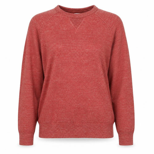 Gap Women’s Red Cotton Crew Neck Raglan Pullover Jumper Size L