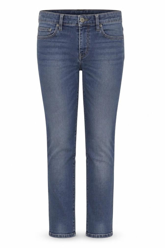 Uniqlo Women’s Blue Size 25 Skinny Mid Rise Stretch Ankle Zip Jeans