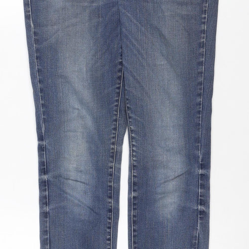 Uniqlo Women’s Blue Size 25 Skinny Mid Rise Stretch Ankle Zip Jeans