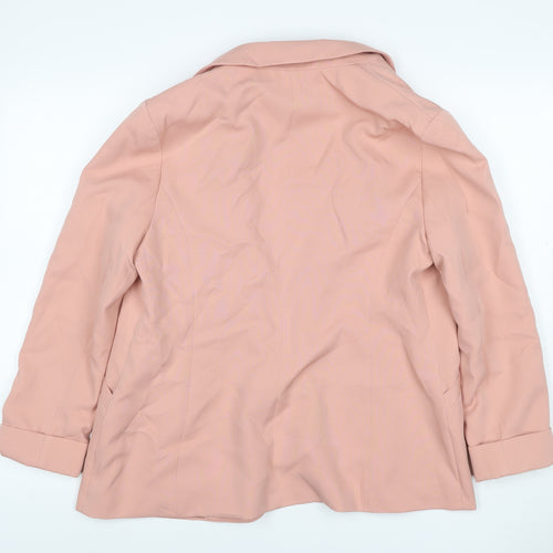 Dorothy Perkins Women’s Pink UK 12 Tailored Lined Blazer Jacket