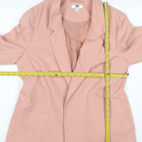 Dorothy Perkins Women’s Pink UK 12 Tailored Lined Blazer Jacket