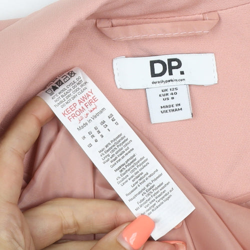 Dorothy Perkins Women’s Pink UK 12 Tailored Lined Blazer Jacket