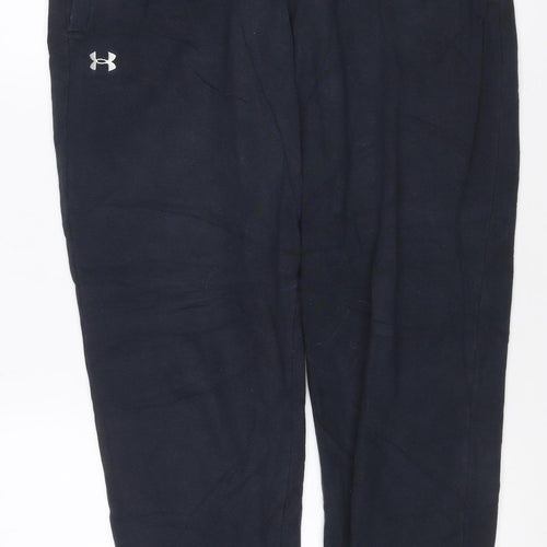 Under Armour Teens Black L Jogger Track Pants Elastic Waist Pockets