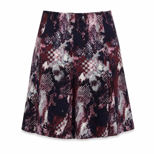 Anna Rose Women Multicoloured UK 18 A-Line Knee Length Animal Print Skirt