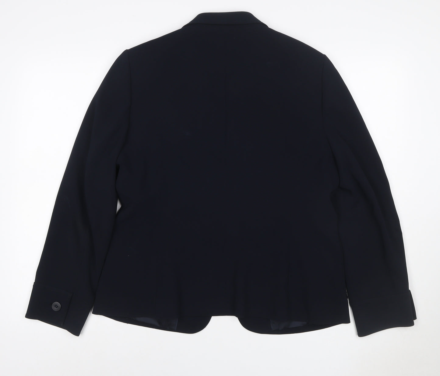 Planet Women's Black UK 16 One-Button Tailored Blazer Jacket
