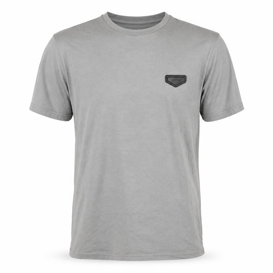Antony Morato Men's Grey L Crew Neck Logo T-Shirt Short Sleeve