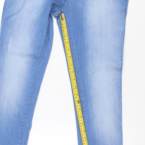 Midge Denim Women’s Blue UK 10 Skinny Stretch Jeans Light Wash