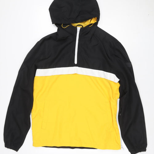 Jack & Jones Men’s Multicoloured L Hooded Full Zip Windbreaker Jacket