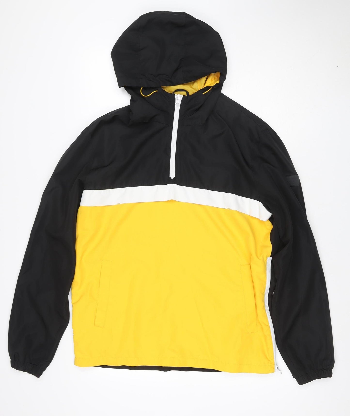 Jack & Jones Men’s Multicoloured L Hooded Full Zip Windbreaker Jacket