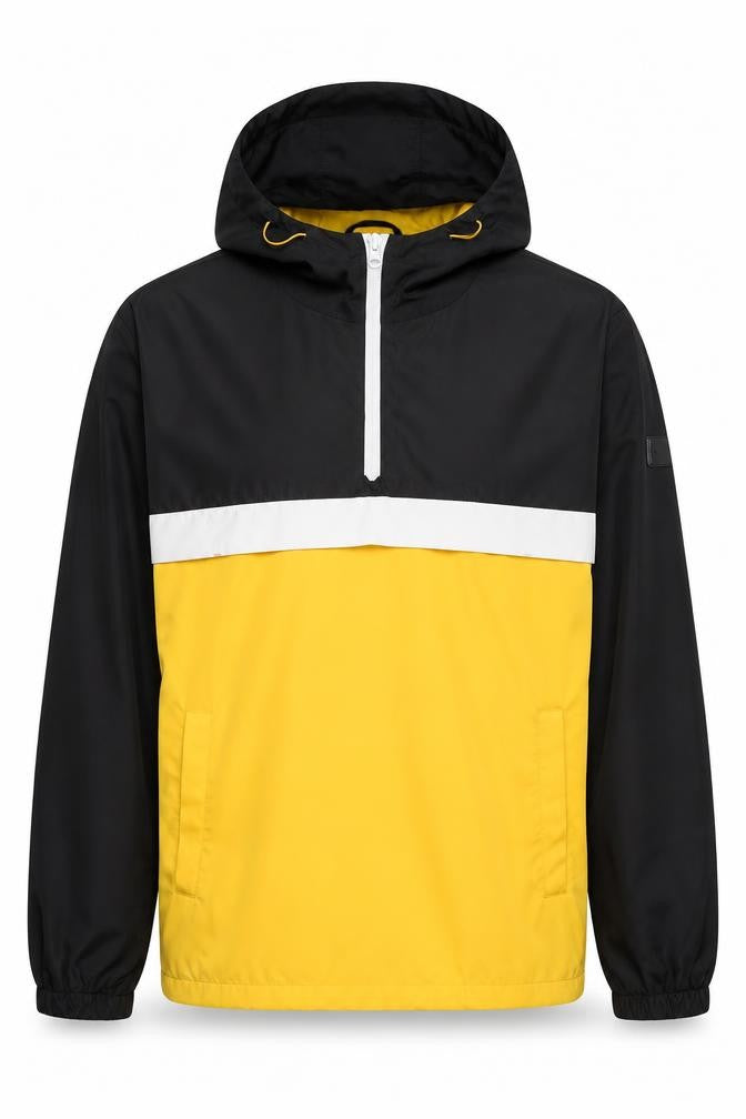 Jack & Jones Men’s Multicoloured L Hooded Full Zip Windbreaker Jacket