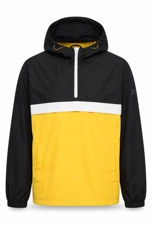Jack & Jones Men’s Multicoloured L Hooded Full Zip Windbreaker Jacket