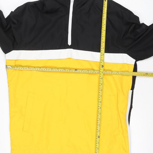 Jack & Jones Men’s Multicoloured L Hooded Full Zip Windbreaker Jacket