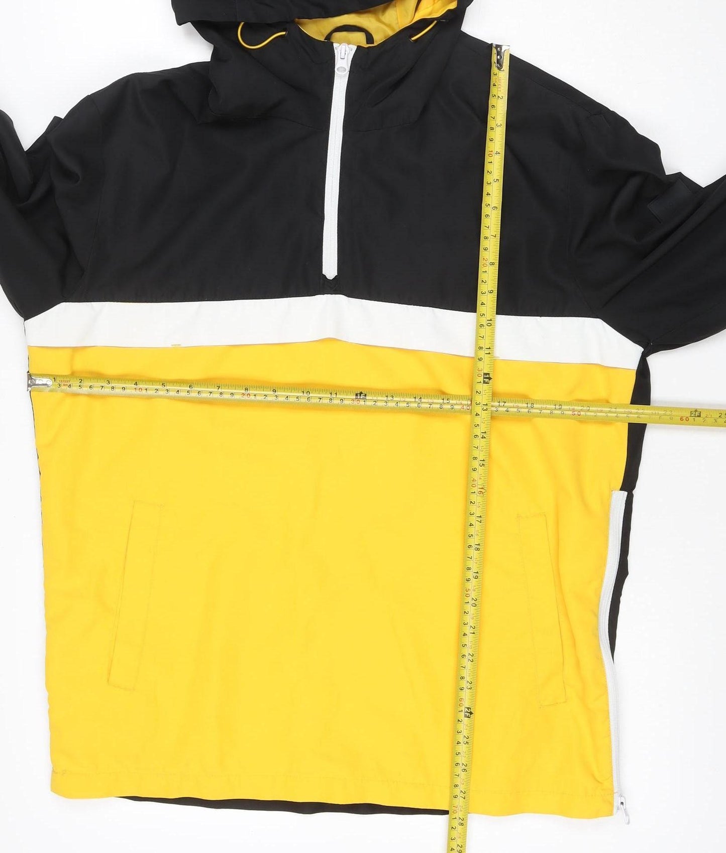 Jack & Jones Men’s Multicoloured L Hooded Full Zip Windbreaker Jacket
