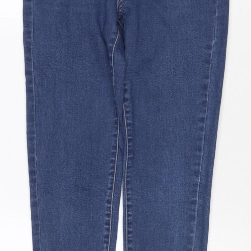 Denim Co. Women’s Blue UK 12 Mid Rise Skinny Stretch Jeans