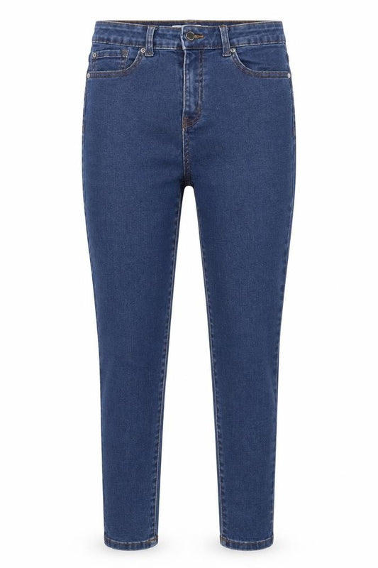 Denim Co. Women’s Blue UK 12 Mid Rise Skinny Stretch Jeans