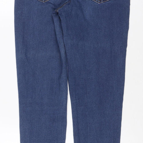 Denim Co. Women’s Blue UK 12 Mid Rise Skinny Stretch Jeans