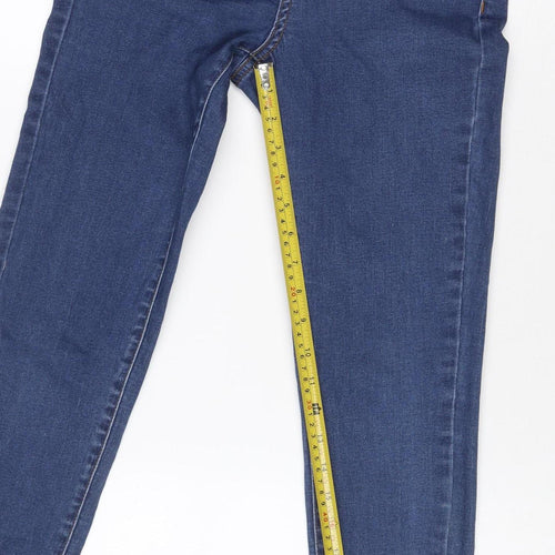 Denim Co. Women’s Blue UK 12 Mid Rise Skinny Stretch Jeans