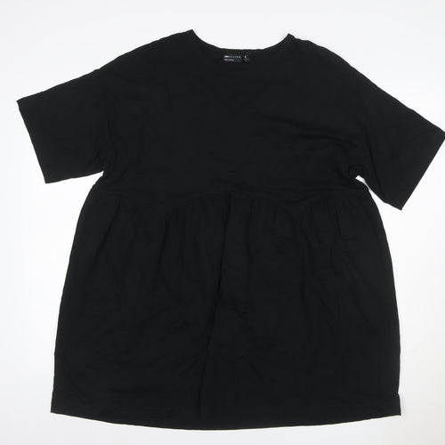 COS Women’s Black UK 14 Short Sleeve Skater Jersey Dress