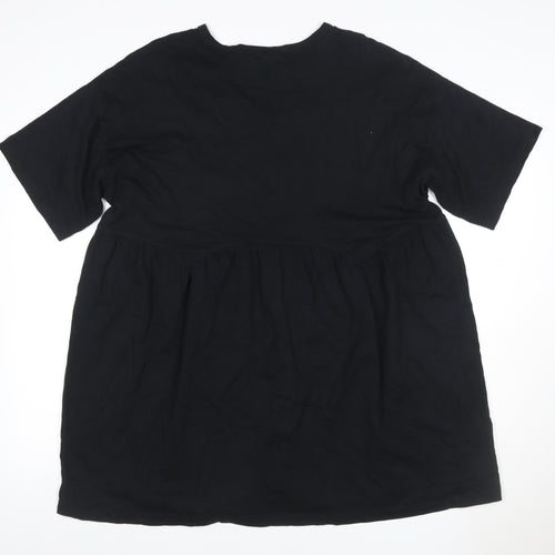 COS Women’s Black UK 14 Short Sleeve Skater Jersey Dress