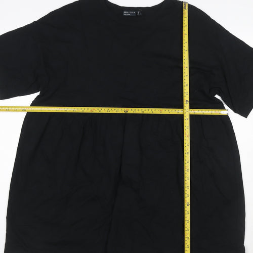 COS Women’s Black UK 14 Short Sleeve Skater Jersey Dress