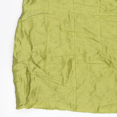 Kaliko Women Green UK 14 Kimono Sleeve V-Neck Blouse