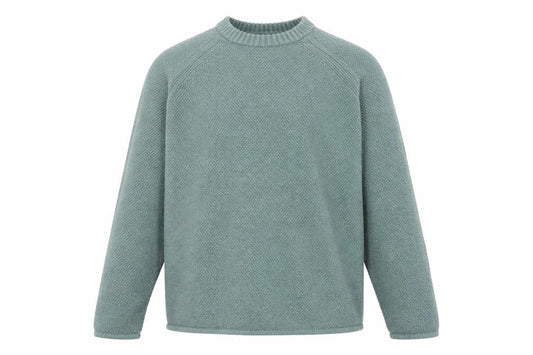 Seasalt Cornwall Men’s Green XL Organic Cotton Knit Pullover Jumper