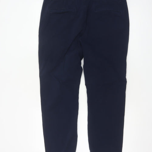 M&S Men’s Blue 36W 29L Slim Ultimate Chino Trousers Stretch